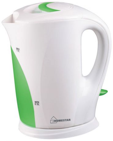 HomeStar HS-1004, White Green электрический чайник