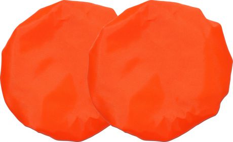 Чехлы на колеса коляски Чудо-чадо, CHK04-007, оранжевый, диаметр 28-34 см, 2 шт