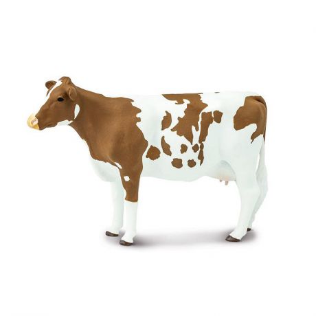 Фигурка Safari Ltd Корова айрширской породы, 162129 коричневый