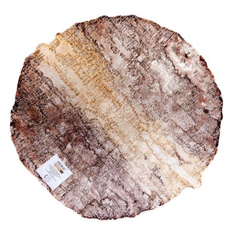 Блюдо АКСАМ-АКДЖАМ большое ДЕРЕВО, 17820, диаметр 40 см, подарочная упаковка, коричневый
