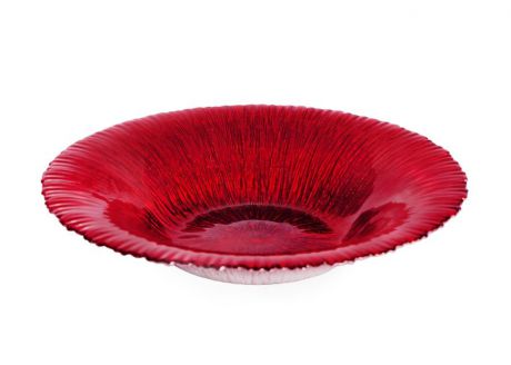 Блюдо АКСАМ-АКДЖАМ большое РУБИН, 18410/2, диаметр 30 см, подарочная упаковка, красный
