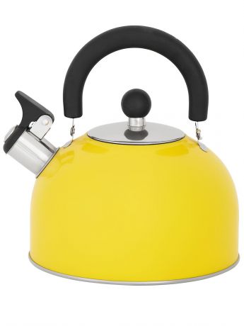 Чайник со свистком Катунь, КТ-105J, желтый, 2,5 л