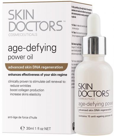 Skin Doctors Age Defying Power Oil Антивозрастное масло для лица интенсивного действия, 30 мл