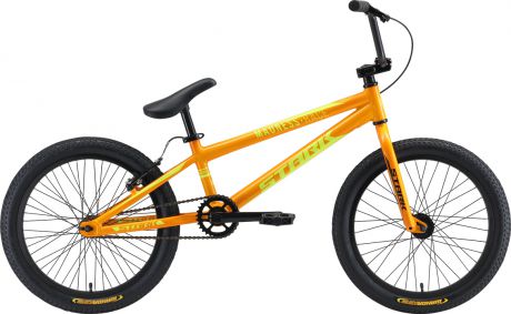 Велосипед STARK Madness BMX Race 2019 one оранжевый/жёлтый