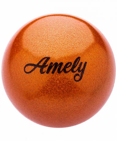 Мяч для художественной гимнастики Amely AGB, оранжевый
