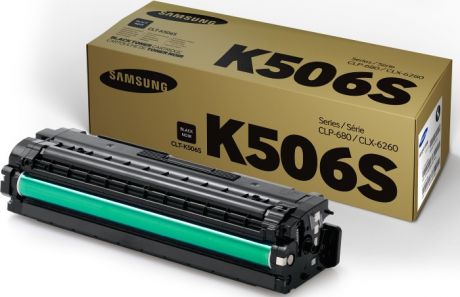 Картридж Samsung CLT-K506S SU182A, черный, для лазерного принтера, оригинал