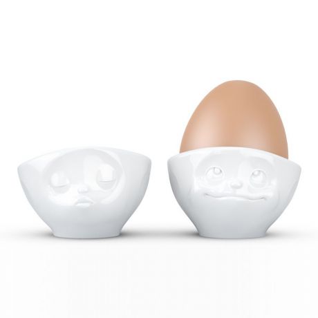Подставка для яйца Tassen "Поцелуй & Мечтатель", T01.51.01, T01.51.01, белый