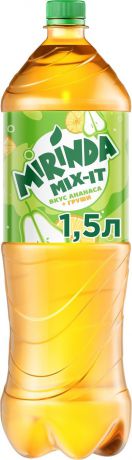 Газированный напиток Mirinda Mix-It "Ананас-Груша", 1,5 л