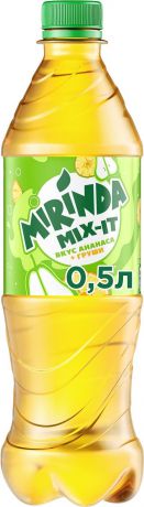 Газированный напиток Mirinda Mix-It "Ананас-Груша", 500 мл