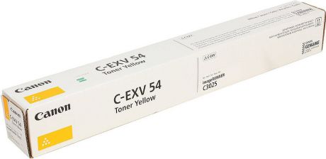 Картридж Canon C-EXV54Y, желтый, для лазерного принтера, оригинал