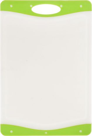 Доска разделочная "Kesper", цвет: белый, салатовый, 33 х 22,5 х 1 см