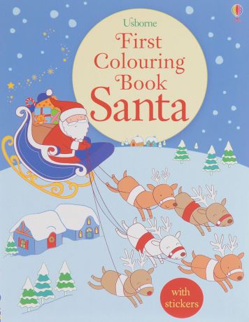 First Colouring Book Santa (+ наклейки)