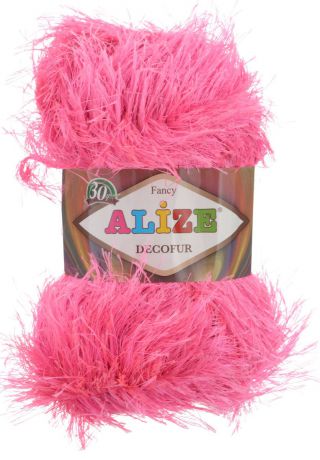 Пряжа для вязания Alize "Decofur", цвет: розовый (157), 110 м, 100 г, 5 шт