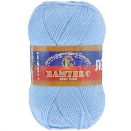 Пряжа для вязания Камтекс "Лотос", цвет: голубой (015), 300 м, 100 г, 10 шт