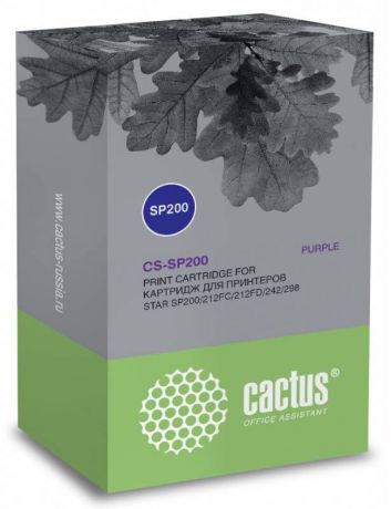 Картридж Cactus CS-SP200, пурпурный, для матричных принтеров,