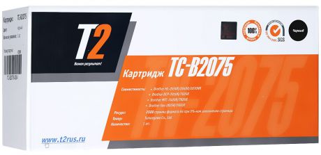 Картридж T2 TC-B2075, черный, для лазерного принтера