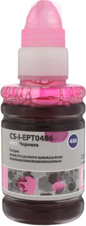 Cactus CS-I-EPT0486, Light Magenta чернила для Epson Stylus Photo R200/R220/R300/R320/R340