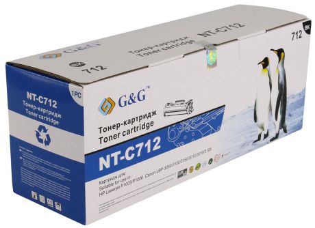 Картридж G&G NT-C712, черный, для лазерного принтера