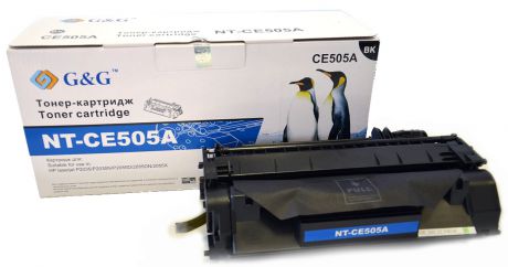 Картридж G&G NT-CE505A, черный, для лазерного принтера