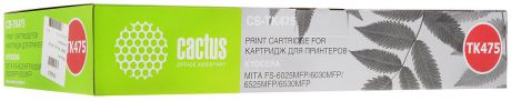 Картридж Cactus CS-TK475, черный, для лазерного принтера