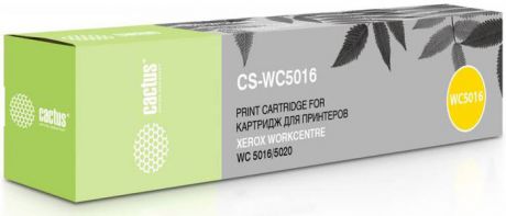 Картридж Cactus CS-WC5016, черный, для лазерного принтера