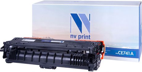 Картридж NV Print CE741AC, голубой, для лазерного принтера
