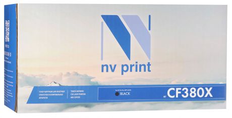 Картридж NV Print CF380XBk, черный, для лазерного принтера