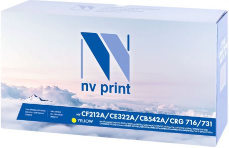 Картридж NV Print CF212A/CE322A/CB542A, желтый, для лазерного принтера