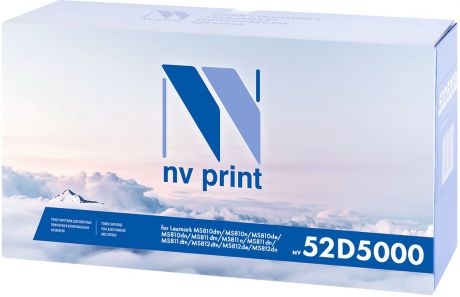 Картридж NV Print 52D5000, черный, для лазерного принтера