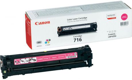 Картридж Canon 716, пурпурный, для лазерного принтера, оригинал