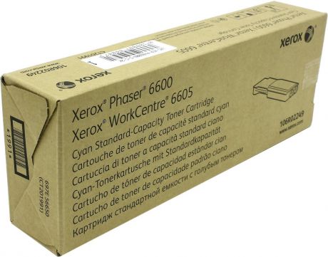Картридж Xerox 106R02249, голубой, для лазерного принтера, оригинал