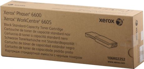 Картридж Xerox 106R02252, черный, для лазерного принтера, оригинал