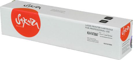 Картридж Sakura KXFAT88A, черный, для лазерного принтера
