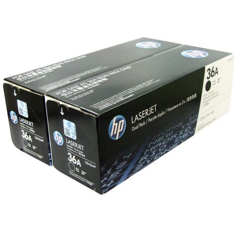 Картридж HP 36A, черный, для лазерного принтера, оригинал