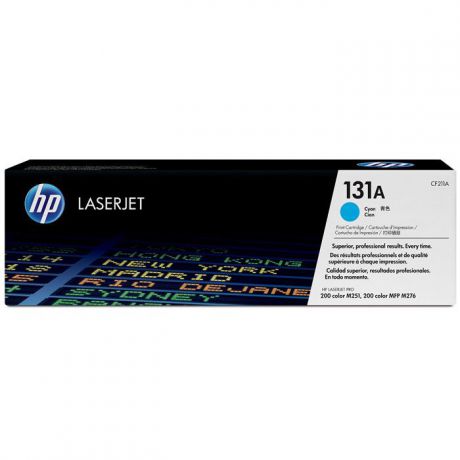 Картридж HP 131A, голубой, для лазерного принтера, оригинал