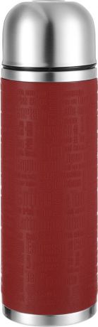 Термос Emsa "Senator Sleeve", цвет: красный, стальной, 1 л