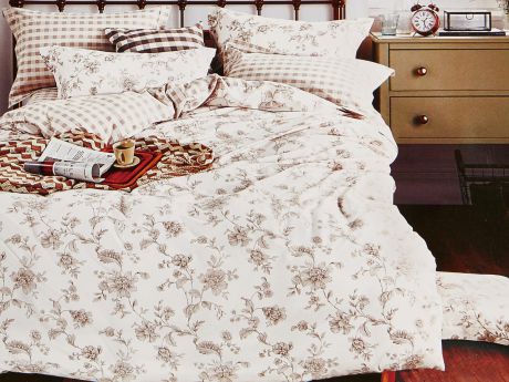 Комплект постельного белья Cleo "Лейла" 2-спальный, наволочки 70 х 70 см