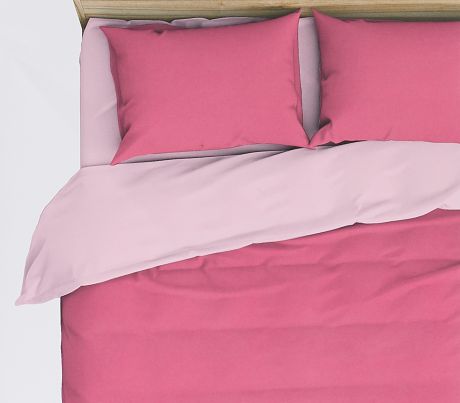 Комплект белья Василиса "Роскошная роза", 1,5-спальный, наволочки 70x70, цвет: бордовый. 362