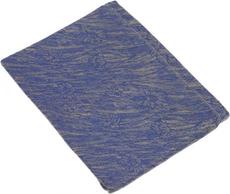 Скатерть "Гаврилов-Ямский Лен", прямоугольная, цвет: синий, бежевый, 140 x 250 см. 6со6363