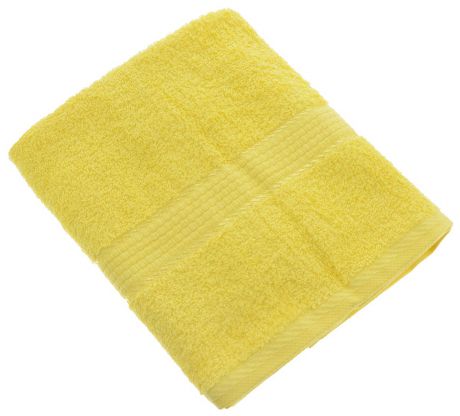 Полотенце "Aisha Home Textile", цвет: желтый, 50 х 90 см