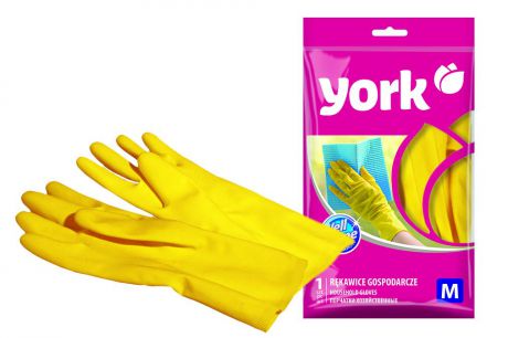 Перчатки резиновые "York". Размер M