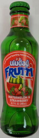 Uludag Frutti Арбуз и клубника напиток среднегазированный, 0,2 л
