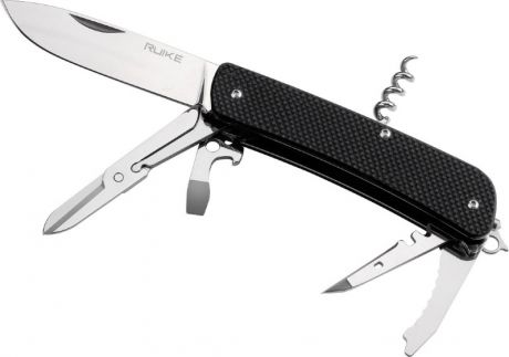 Нож складной туристический Ruike L31-B, цвет: черный