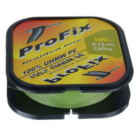 Плетеный шнур "ProFix Olive", толщина 0,12 мм, длина 100 м