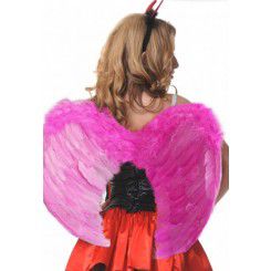 Крылья ангела Accessories перьевые 60х50см розовые