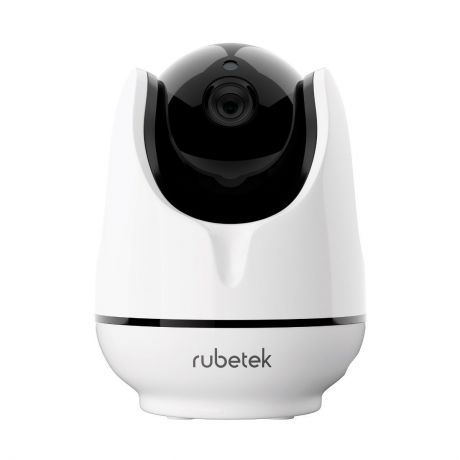 IP камера Rubetek Видеонаблюдения Уличная IP Камера-Онлайн Мини WiFi Камера Поворотная для Дома-Система Сигнализации для Дачи, белый, черный