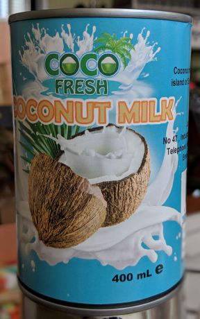 Растительное молоко Кокосовое молоко Coco Fresh жирность 18% Жестяная банка, 400