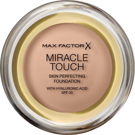 Тональная основа Max Factor Miracle Touch, SPF 30, тон 45 Warm Almon, 11 мл