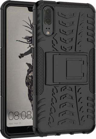 Чехол MyPads для OnePlus 5 Противоударный усиленный ударопрочный черный