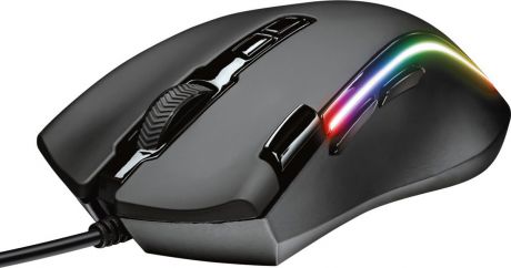 Игровая мышь Trust GXT 188 Laban RGB Mouse, цвет: черный, серый